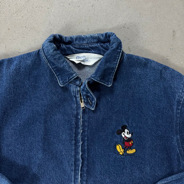 Mickey Mouse Vintage Chalk Line Denim Jacket