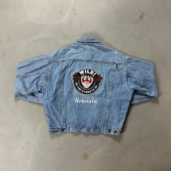 Looney Tunes Vintage Taz Honolulu Denim Jacket