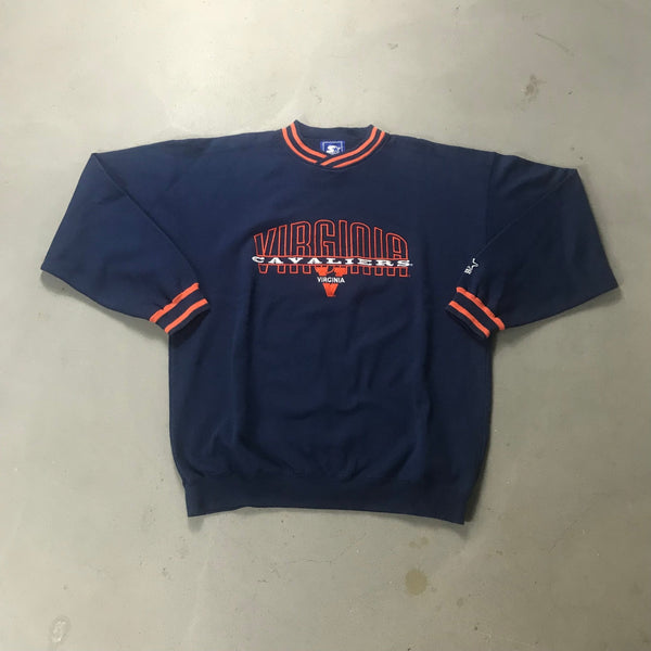 Virginia Cavaliers Vintage Starter Crewneck - vintage starter karlkani sergiotacchini