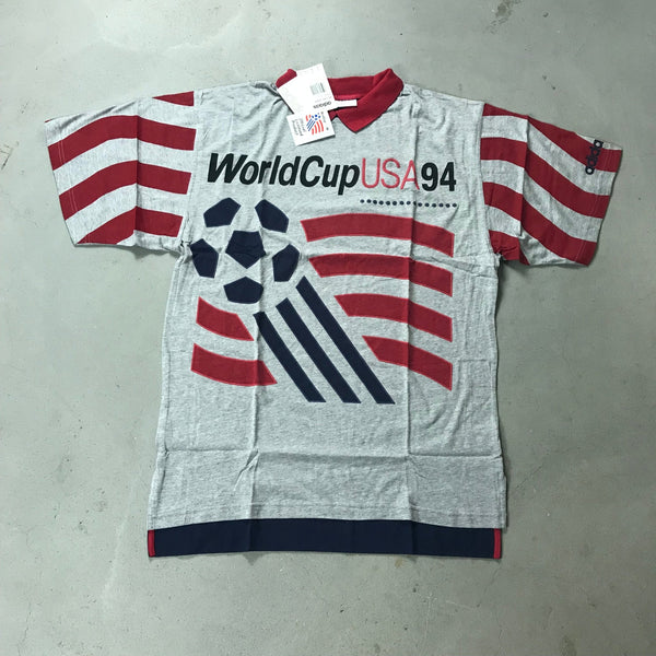World Cup 94 Adidas Vintage Polo Shirt DEADSTOCK - vintage starter karlkani sergiotacchini