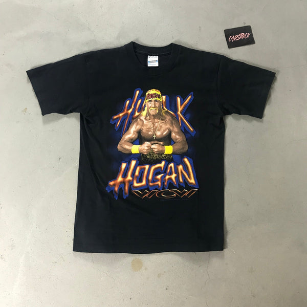 WCW Wrestling Hulk Hogan T-Shirt - vintage starter karlkani sergiotacchini