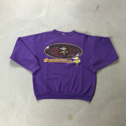 Minnessota Vikings Vintage Crewneck - vintage starter karlkani sergiotacchini