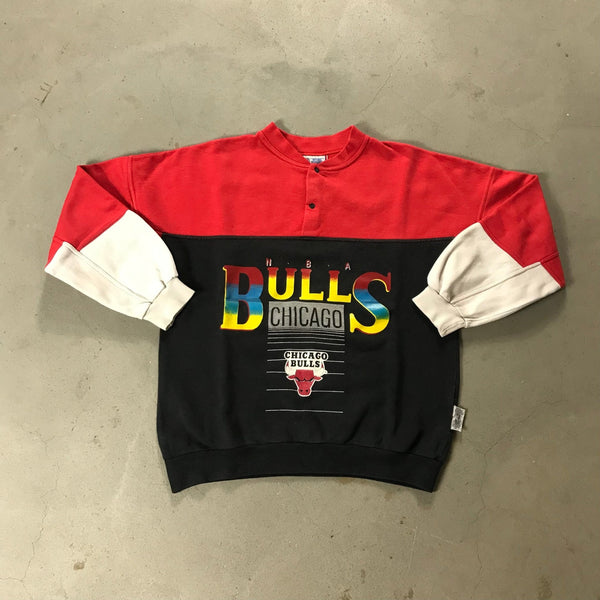 Chicago Bulls Spalding Vintage Sweater - vintage starter karlkani sergiotacchini