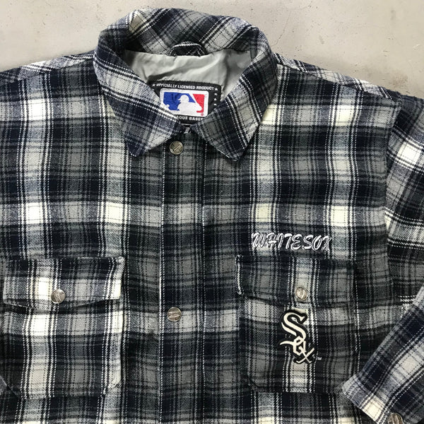 Chicago White Sox Flanell Vintage Jacket - vintage starter karlkani sergiotacchini