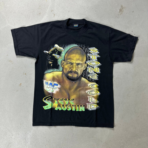 WWF Wrestling Vintage Stone Cold Steve Austin T-Shirt - vintage starter karlkani sergiotacchini