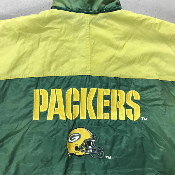 Green Bay Packers Vintage Parka Jacket - vintage starter karlkani sergiotacchini