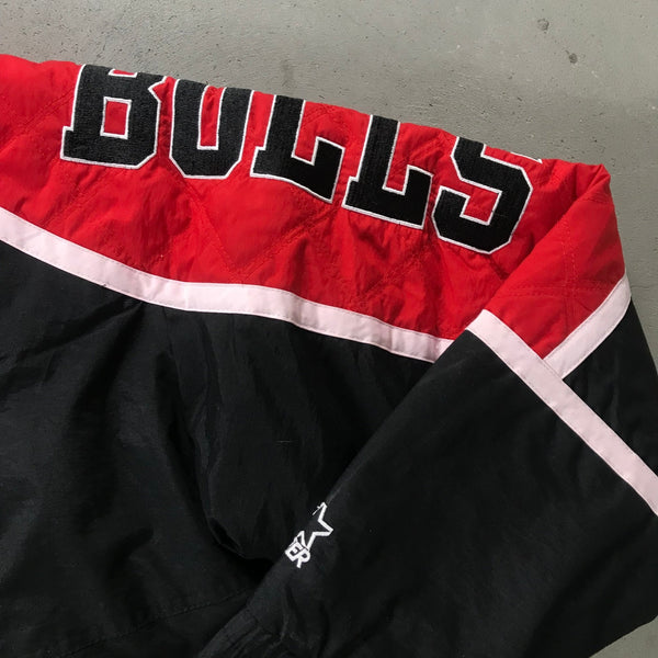 Chicago Bulls Vintage Parka Jacket - vintage starter karlkani sergiotacchini