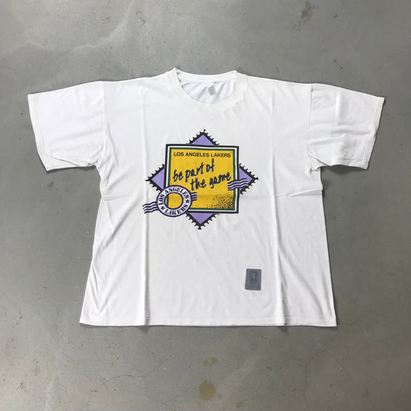 Los Angeles Lakers Spalding Vintage T-Shirt - vintage starter karlkani sergiotacchini