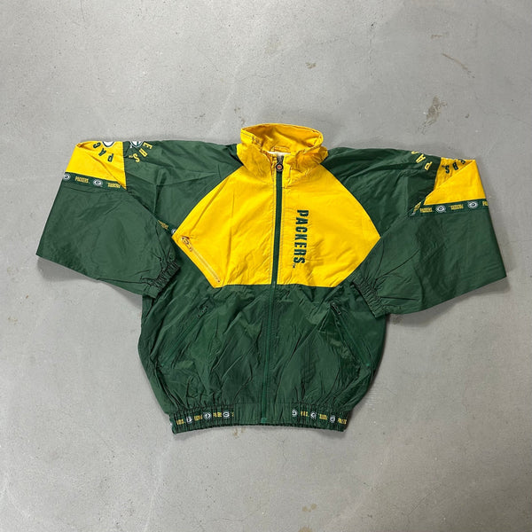 Green Bay Packers Vintage Track Jacket - vintage starter karlkani sergiotacchini