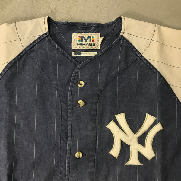 New York Yankees Vintage Baseball Shirt - vintage starter karlkani sergiotacchini