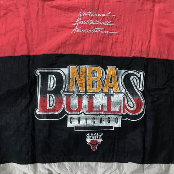 Chicago Bulls Spalding Vintage Track Top - vintage starter karlkani sergiotacchini