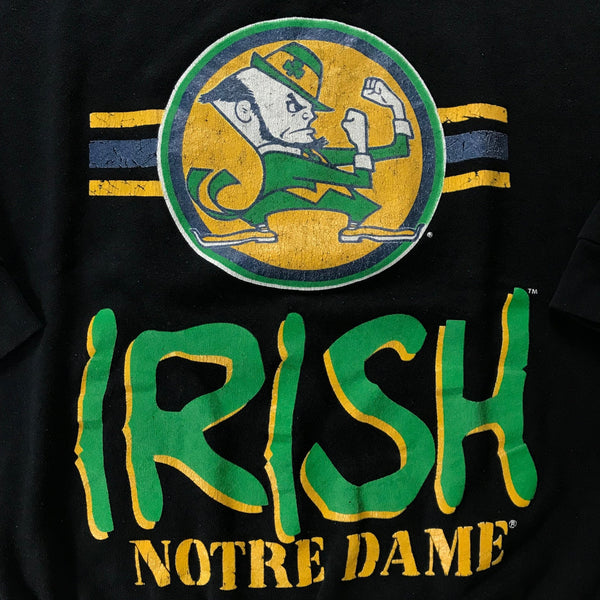 Notre Dame Fighting Irish Vintage Crewneck - vintage starter karlkani sergiotacchini