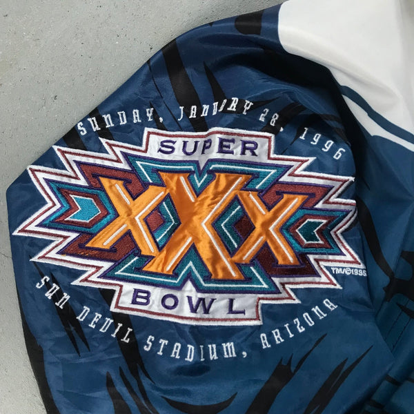 Superbowl XXX Vintage Track Jacket - vintage starter karlkani sergiotacchini