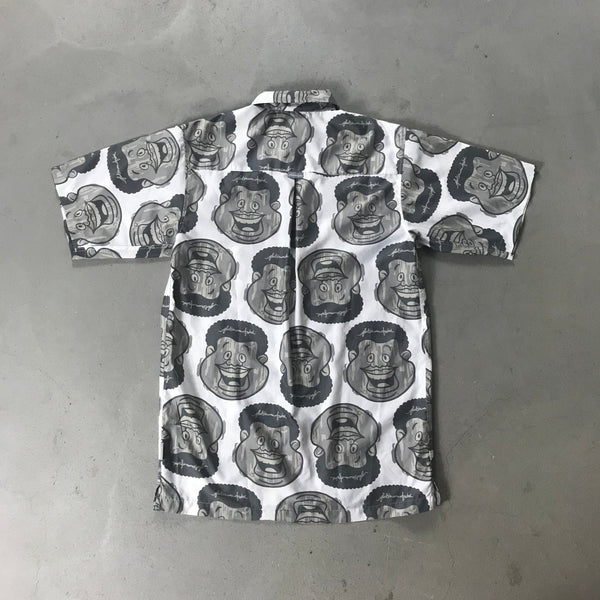 Fubu Platinum Vintage Button Shirt - vintage starter karlkani sergiotacchini