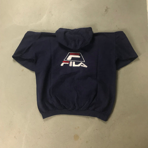 Fila Vintage Hooded Jacket - vintage starter karlkani sergiotacchini