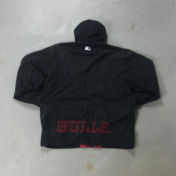 Chicago Bulls Vintage Rain Jacket - vintage starter karlkani sergiotacchini