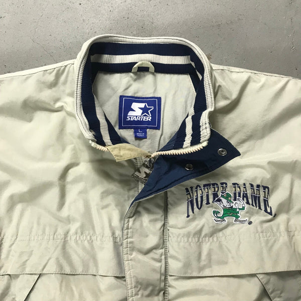 Notre Dame Fighting Irish Vintage Jacket - vintage starter karlkani sergiotacchini