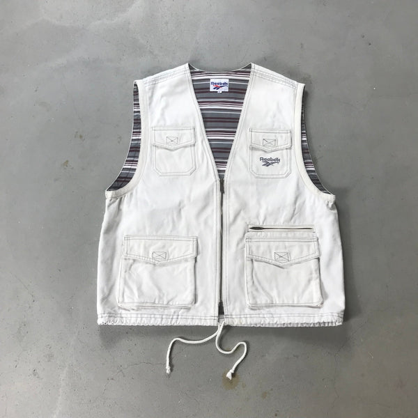Reebok Vintage Denim Vest - vintage starter karlkani sergiotacchini