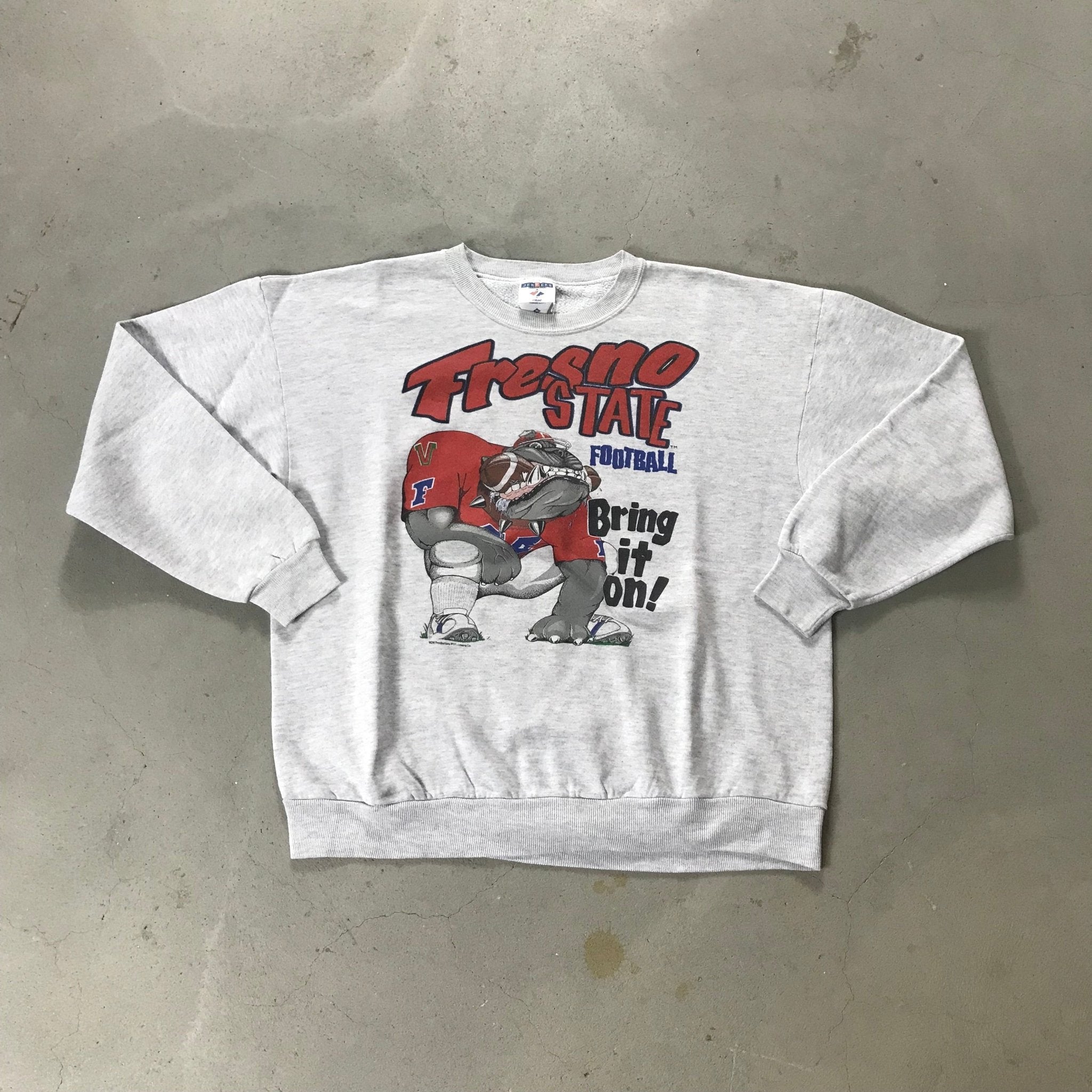 Fresno State Vintage Crewneck - vintage starter karlkani sergiotacchini
