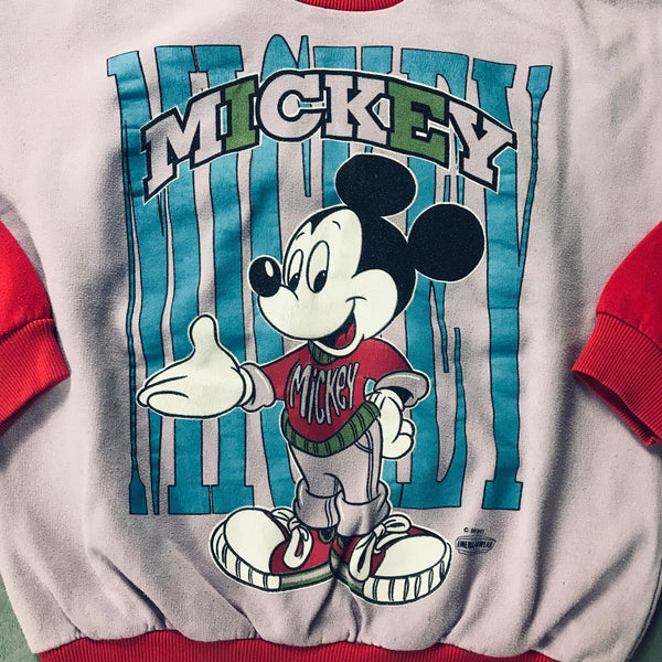 Mickey Mouse Vintage Sweater - vintage starter karlkani sergiotacchini