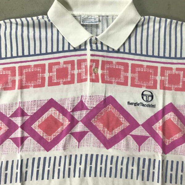 Sergio Tacchini Vintage Polo Shirt - vintage starter karlkani sergiotacchini