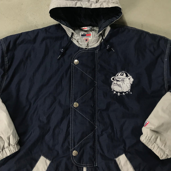 Georgetown Hoyas Vintage Jacket - vintage starter karlkani sergiotacchini