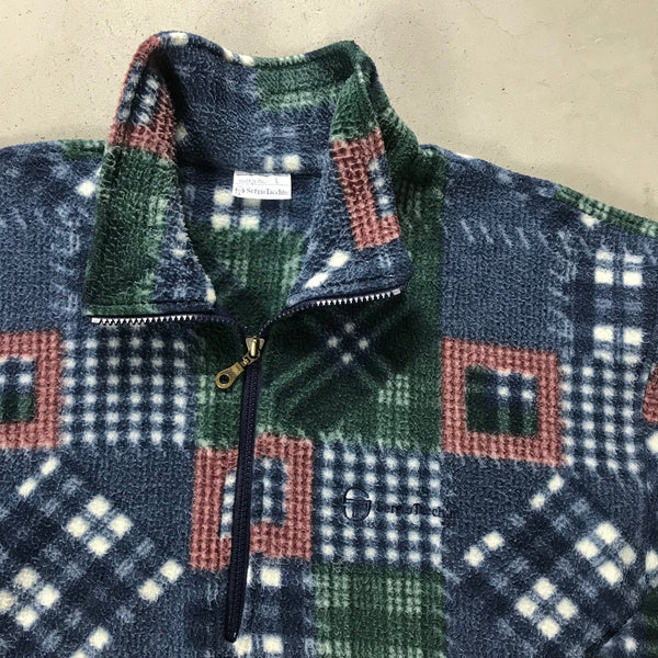 Sergio Tacchini Vintage 1/4 Zip Fleece - vintage starter karlkani sergiotacchini