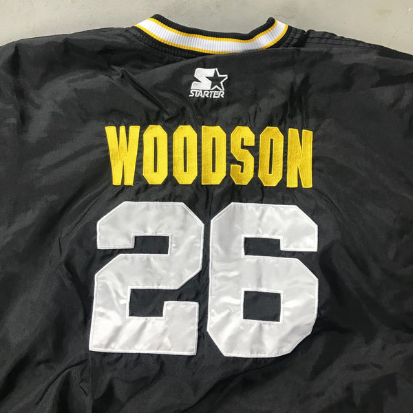 Pittsburgh Steelers Windbreaker Pullover Woodsman - vintage starter karlkani sergiotacchini