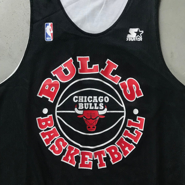 Chicago Bulls Reversible Vintage Tank Top - vintage starter karlkani sergiotacchini