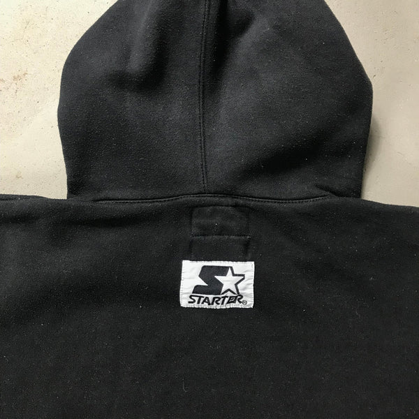 San Jose Sharks Vintage Starter Hoodie - vintage starter karlkani sergiotacchini