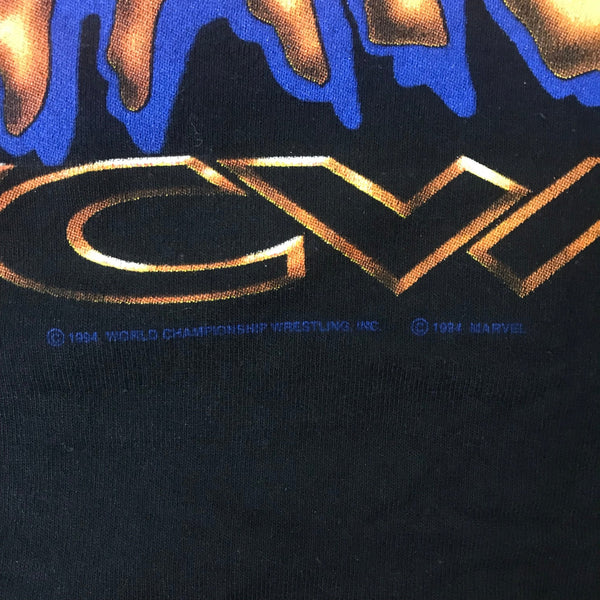 WCW Wrestling Hulk Hogan T-Shirt - vintage starter karlkani sergiotacchini