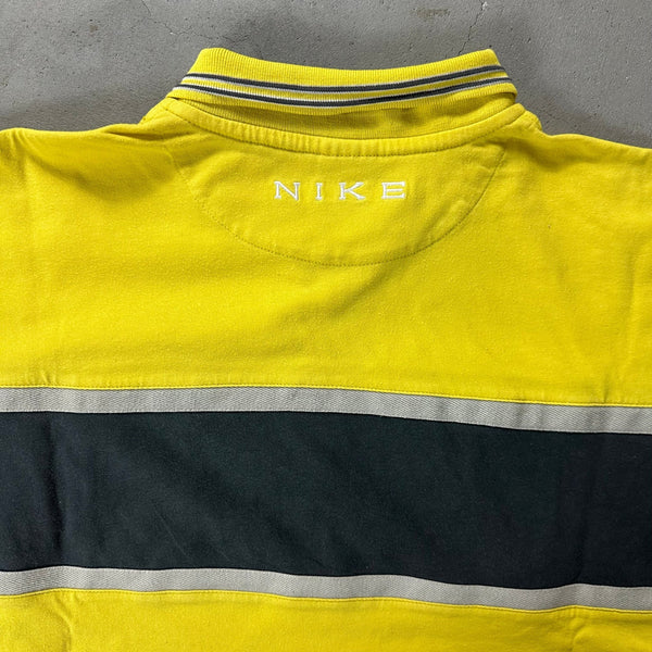 Nike Swoosh Vintage Longsleeve Polo - vintage starter karlkani sergiotacchini