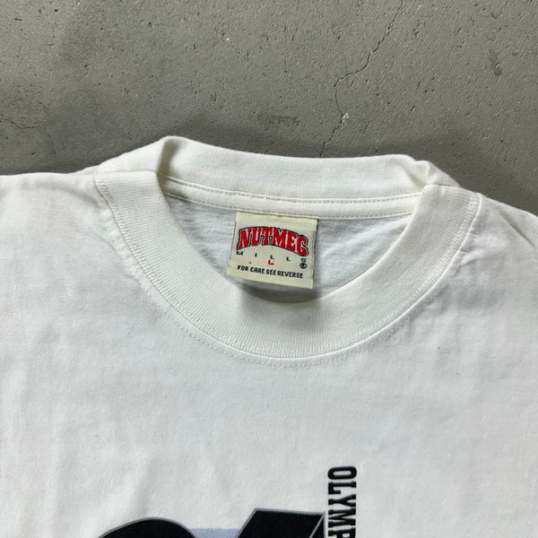 Olympique Lyonnaise Vintage Nutmeg T-Shirt DEADSTOCK - vintage starter karlkani sergiotacchini