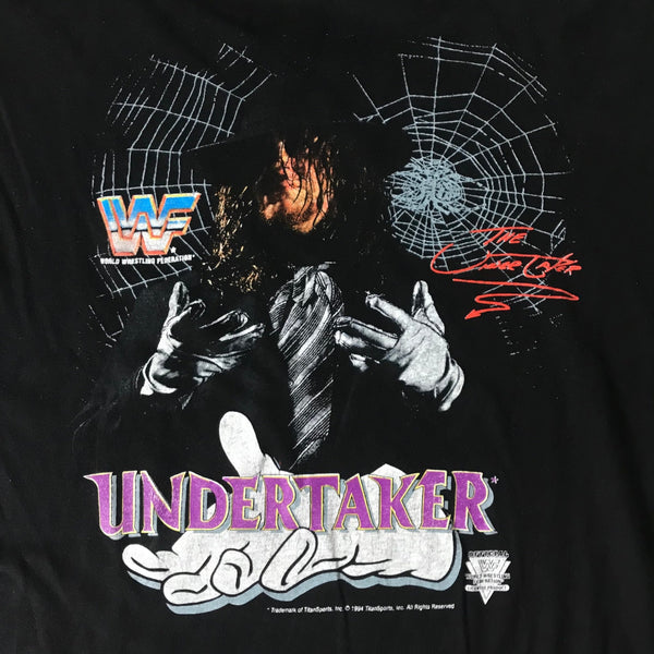 WWF Wrestling Undertaker T-Shirt - vintage starter karlkani sergiotacchini