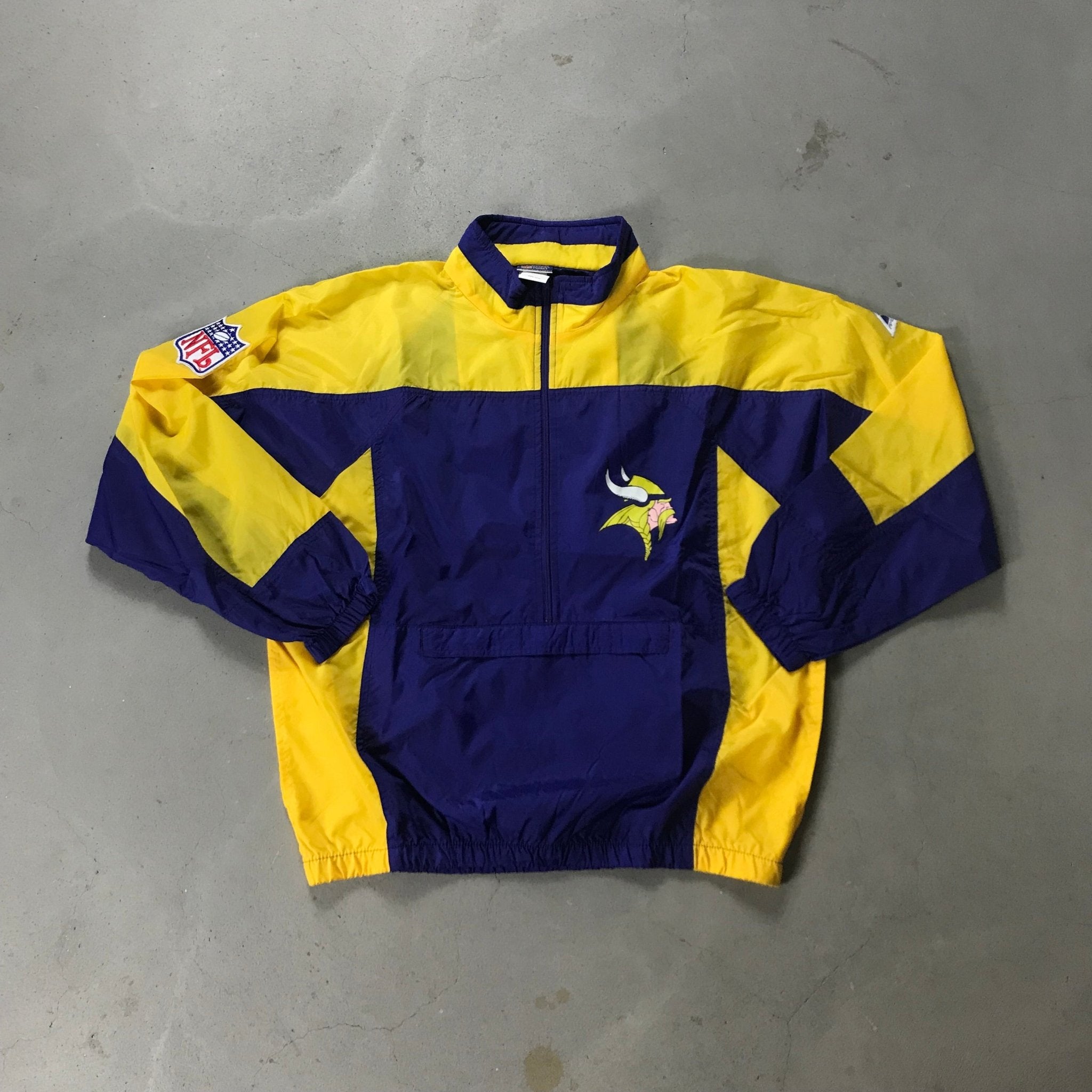 Minnesota Vikings Half Zip - vintage starter karlkani sergiotacchini