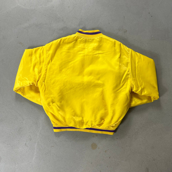 Los Angeles Lakers Vintage Spalding Satin Jacket - vintage starter karlkani sergiotacchini