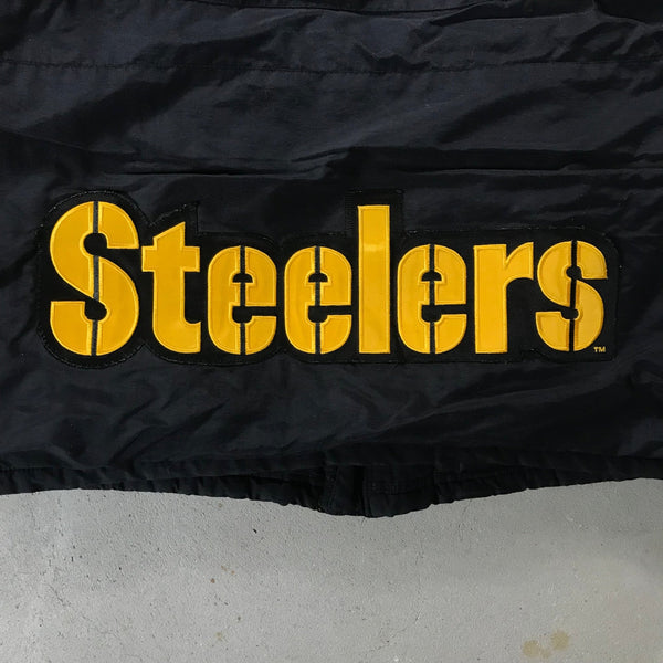 Pittsburgh Steelers Nike Vintage Parka Jacket - vintage starter karlkani sergiotacchini