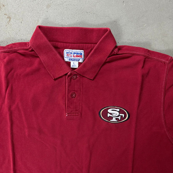 SF49ers Vintage Starter Polo Shirt - vintage starter karlkani sergiotacchini