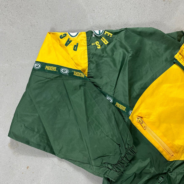 Green Bay Packers Vintage Track Jacket - vintage starter karlkani sergiotacchini