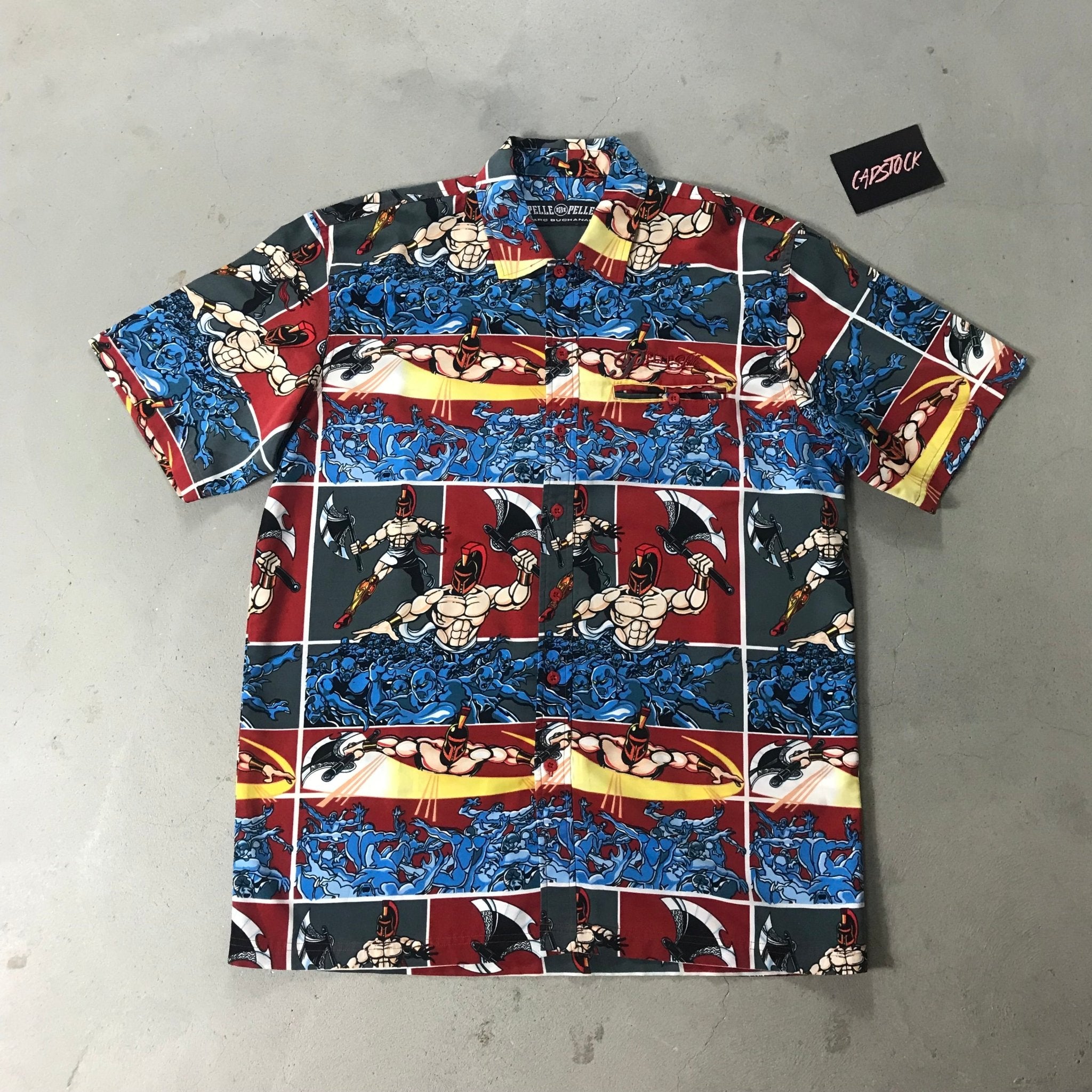 Pelle Pelle Vintage Button Shirt - vintage starter karlkani sergiotacchini