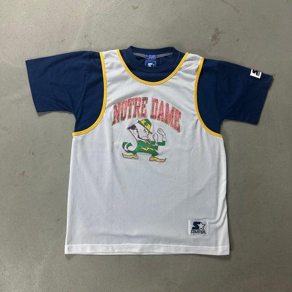 Notre Dame Fighting Irish Vintage Starter T-Shirt - vintage starter karlkani sergiotacchini
