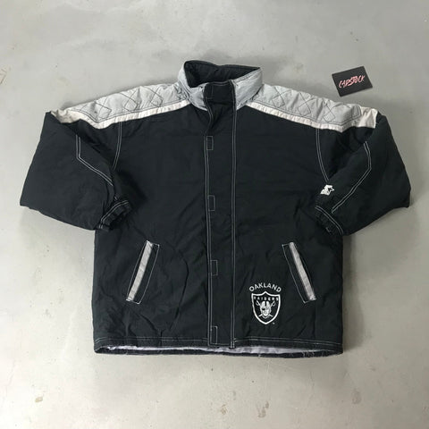 Raiders Vintage Starter Jacket - vintage starter karlkani sergiotacchini