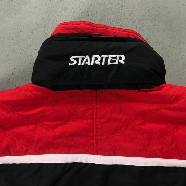 Chicago Bulls Vintage Parka Jacket - vintage starter karlkani sergiotacchini