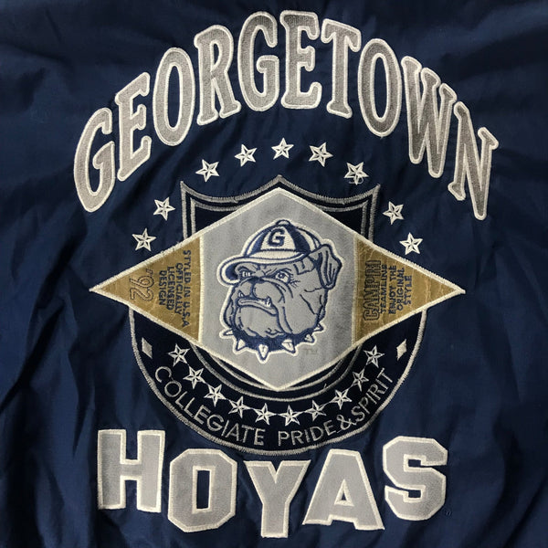 Georgetown Hoyas Vintage Jacket - vintage starter karlkani sergiotacchini