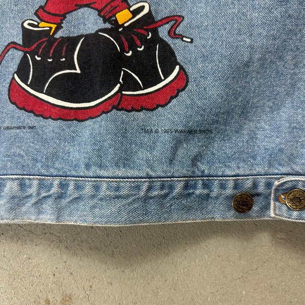 Looney Tunes Tweety Vintage Denim Jacket - vintage starter karlkani sergiotacchini