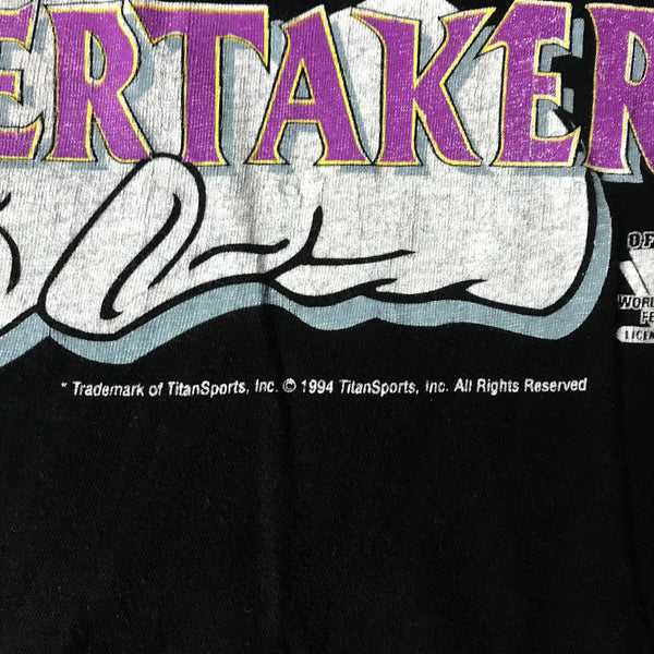 WWF Wrestling Undertaker T-Shirt - vintage starter karlkani sergiotacchini