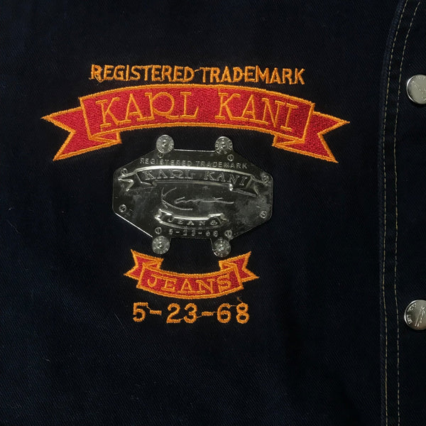 Karl Kani Jeans Denim Vest - vintage starter karlkani sergiotacchini