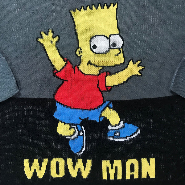 The Simpsons Bart Vintage Pullover - vintage starter karlkani sergiotacchini