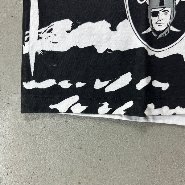 Los Angeles Raiders AOP Vintage T-Shirt DEADSTOCK - vintage starter karlkani sergiotacchini