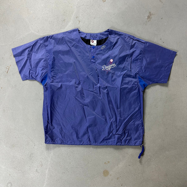 LA Dodgers Vintage Windbreaker Shirt - vintage starter karlkani sergiotacchini